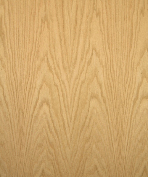 oak veneer red flat cut